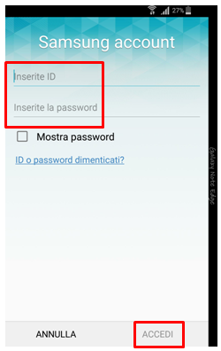 Inserite ID