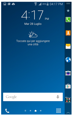 Il tuo Galaxy Note Edge è pronto all'uso