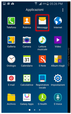 In questo esempio incolliamo queste informazioni su messaggi