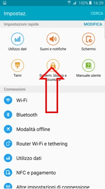 Seleziona Info sul dispositivo
