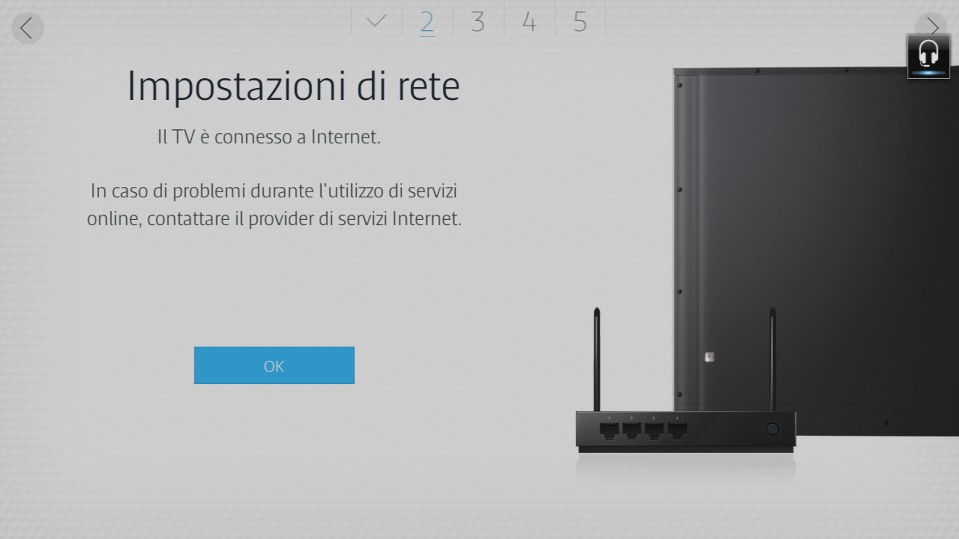 Il TV è connesso a Internet