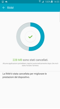 La RAM è stata canceata per migliorate le prestazioni de dispositro
