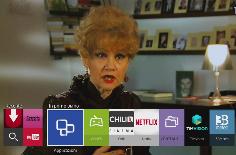 Sezione Primo piano della Smart TV