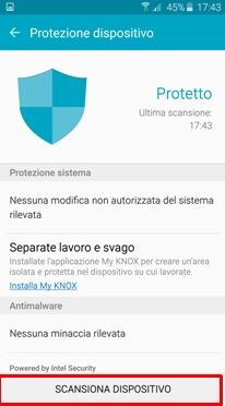scegli Scansiona Dispositivo