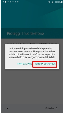 Ignora Comunque