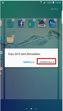 Disinstalla