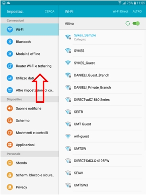 Seleziona Gestione Applicazioni