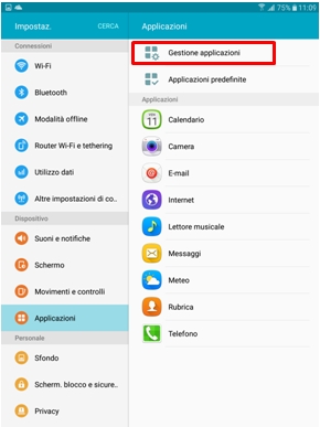 Gestione Applicazioni