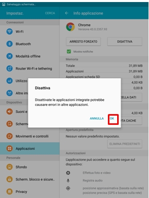 Verifica sempre con il servizio clienti prima di procedere