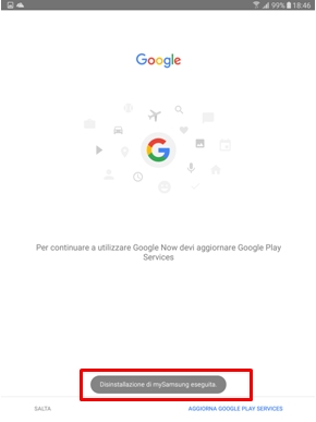 Puoi premi su disinstalla enseguita