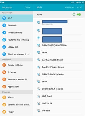 Il telefono riceverà un indirizzo IP