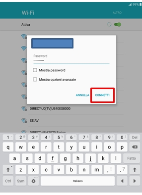 Wi-Fi Connetti