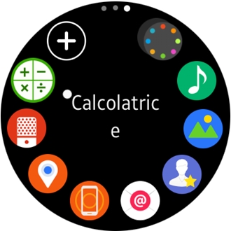 Applicazione calcolatrice da samsung gear app