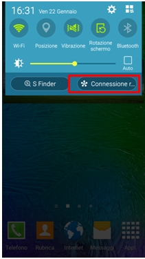Seleziona Connessione Rapida