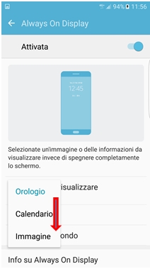 Seleziona l’impostazione che desideri