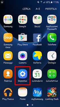Seleziona Impostazioni