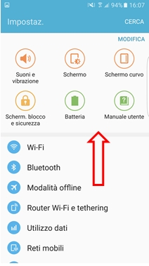 Cerca la voce funzioni avanzate