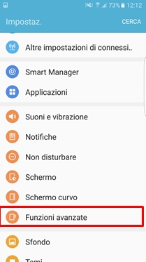 Cerca Funzioni avanzate