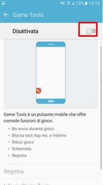 Game Tools Disattivata