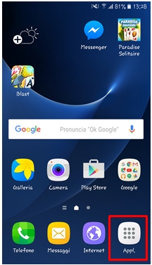 Tipi di blocchi per Gamma Galaxy S7