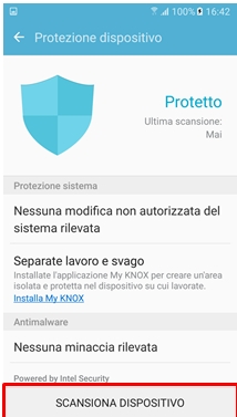 scegli Scansiona Dispositivo