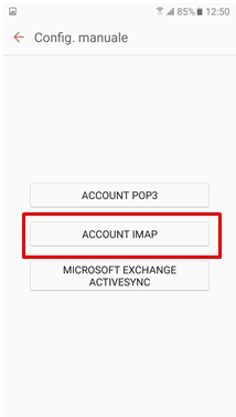 Account imap
