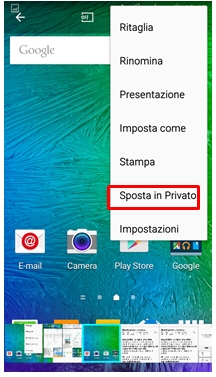 Sposta in Privato