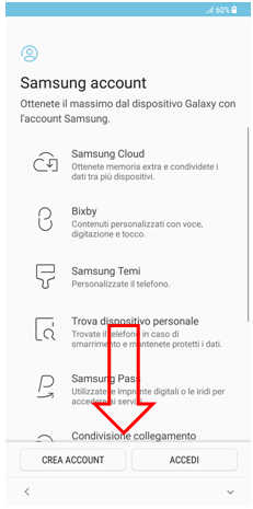 Conferma che le funzioni di protezione non verranno attivate premendo su ignora