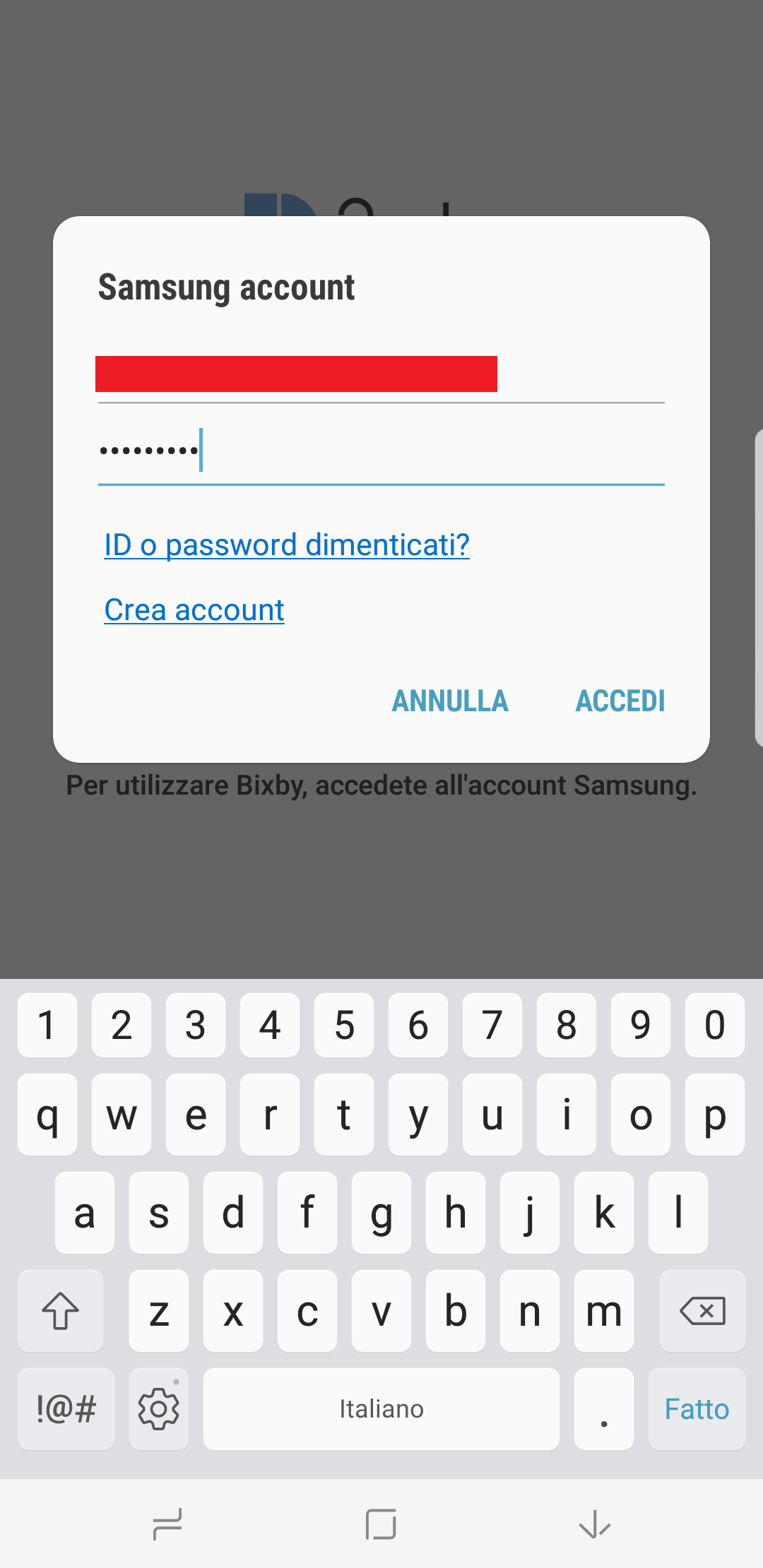 Id dimenticati Bixby