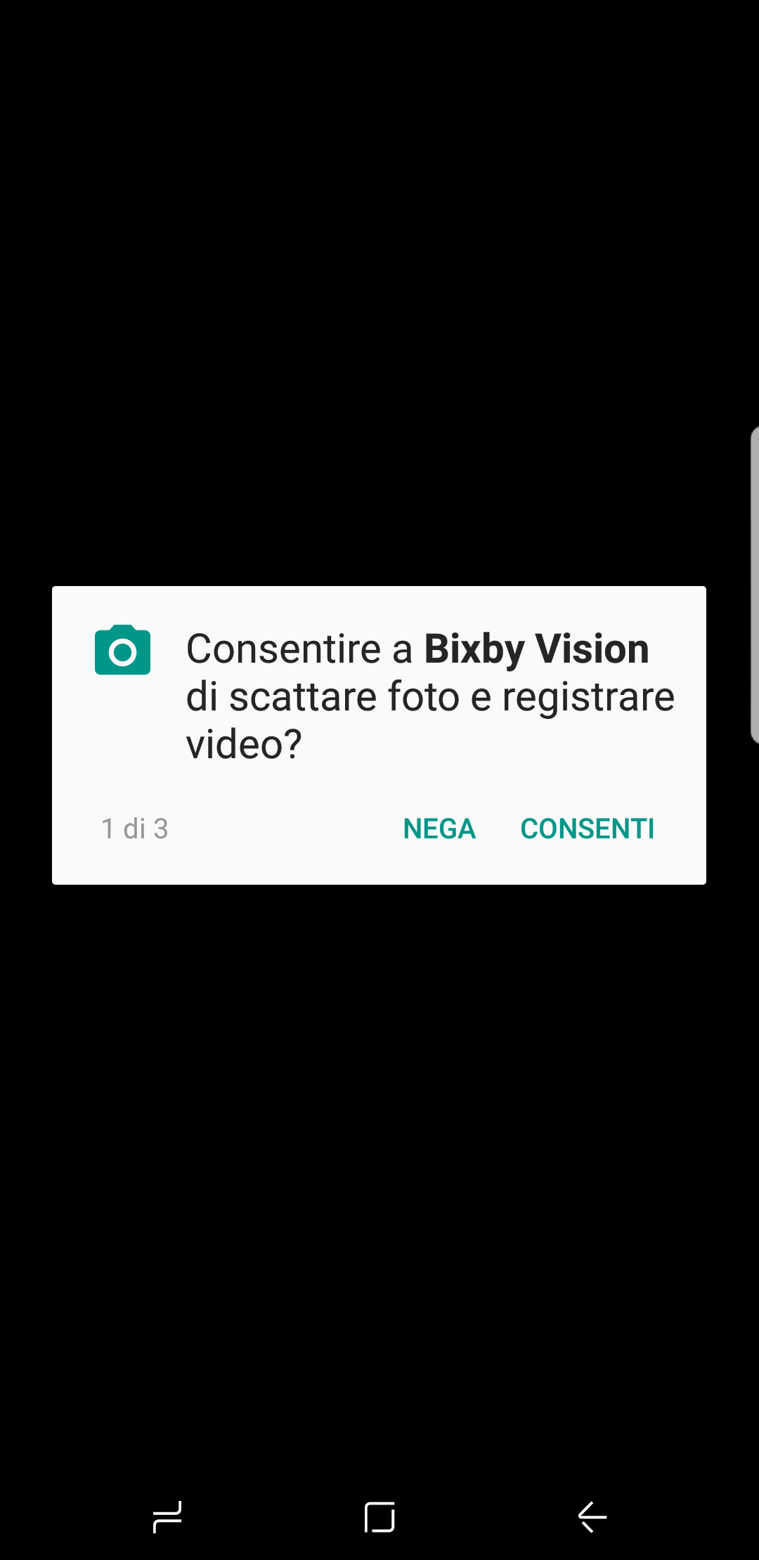 BIXBY VISION foto e registrare video