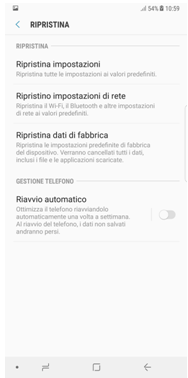 varie tipoligie di ripristino