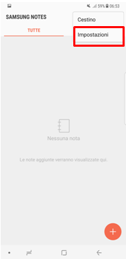 Impostazioni