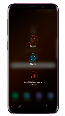 Riavvia il dispositivo