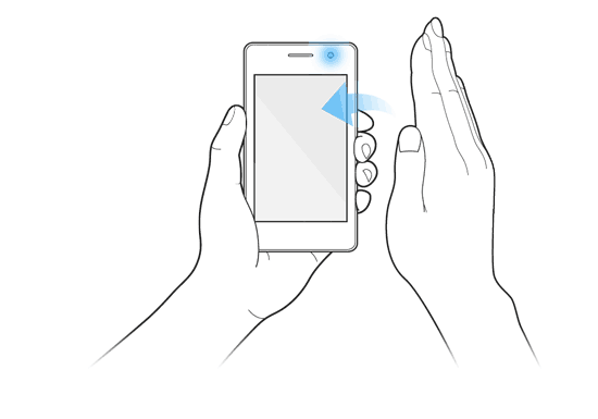 ¿Cómo activo la función air gesture?