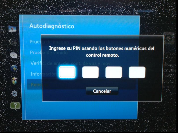 ¿Como restablezco los valores de mi televisor?