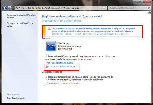 Cómo activar el control parental