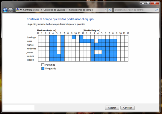 Cómo activar el control parental