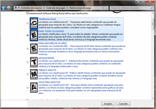 Cómo activar el control parental