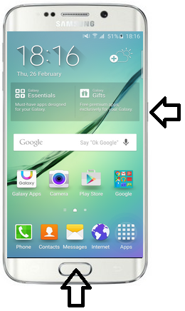 Kaip padaryti ekrano nuotrauką Samsung Galaxy išmaniajame telefone?