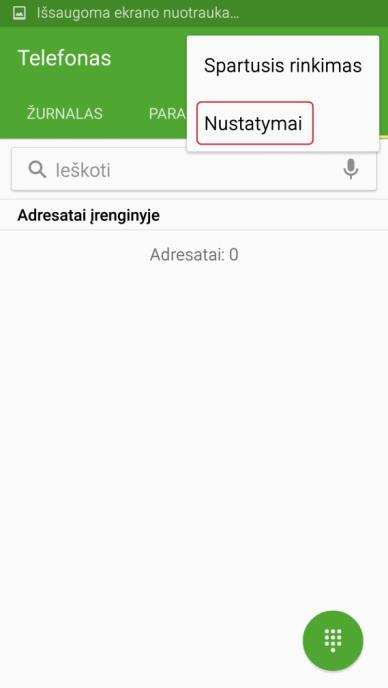 Nustatymuose pasirinkite – Daugiau nustatymų