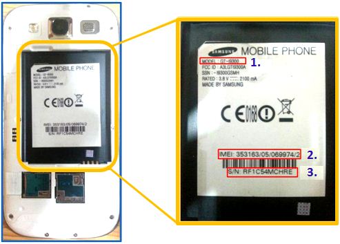 Nuimkite galinį telefono dangtelį ir išimkite bateriją