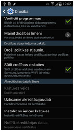 Jūsu ierīce automātiski sūtīs drošības ziņojumus draudu analīzei