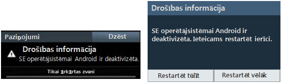 TIMA SE Android īstenošanas atspējošanas atklāšana