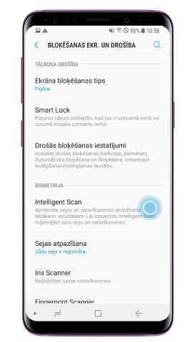 Nospied uz “Intelligent Scan”