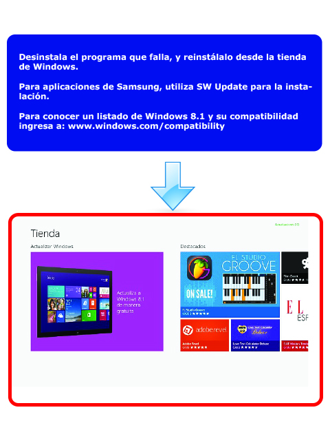 Algunos programas no funcionan correctamente después de actualizar a Windows 8.1