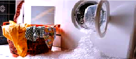 Lave-linge,Fuite d'eau au sol