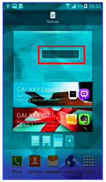 samsung galaxy s5 home widgets settings 3