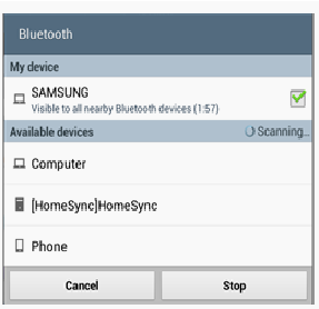 Comment envoyer et recevoir des données avec mon Galaxy Tab3?