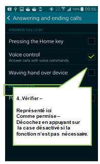 Appels Entrants....Commandes Vocales.