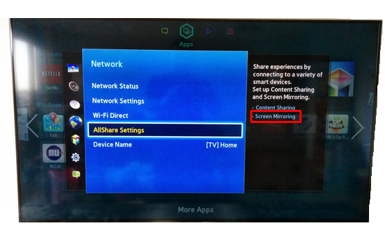 Screen Mirroring - Information
